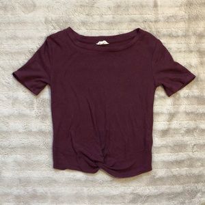 front tie Aeropostale t-shirt